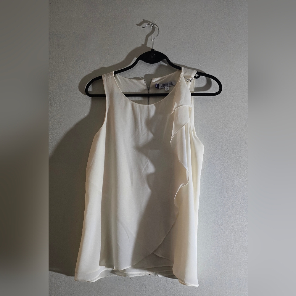Elegant Off White Sleeveless Dress